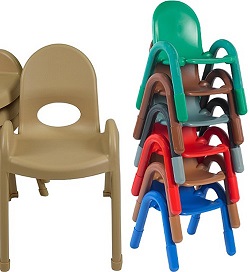 Children's Plastic Stackable Chairs