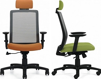 Desk Chair with Headrest