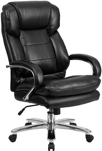 Oversized Leather Desk Chair