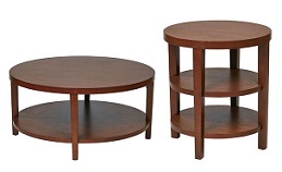 Wood Reception Area Tables